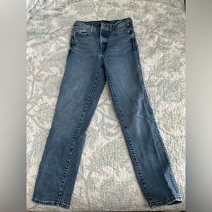 Gap high rise slim denim jeans, in the size 0/25